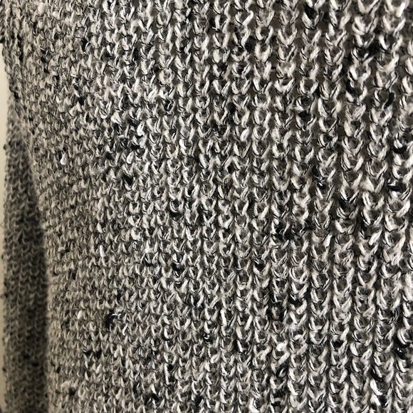 American Eagle Grey and Black Lace-Up Cardigan - Picture 10 of 15